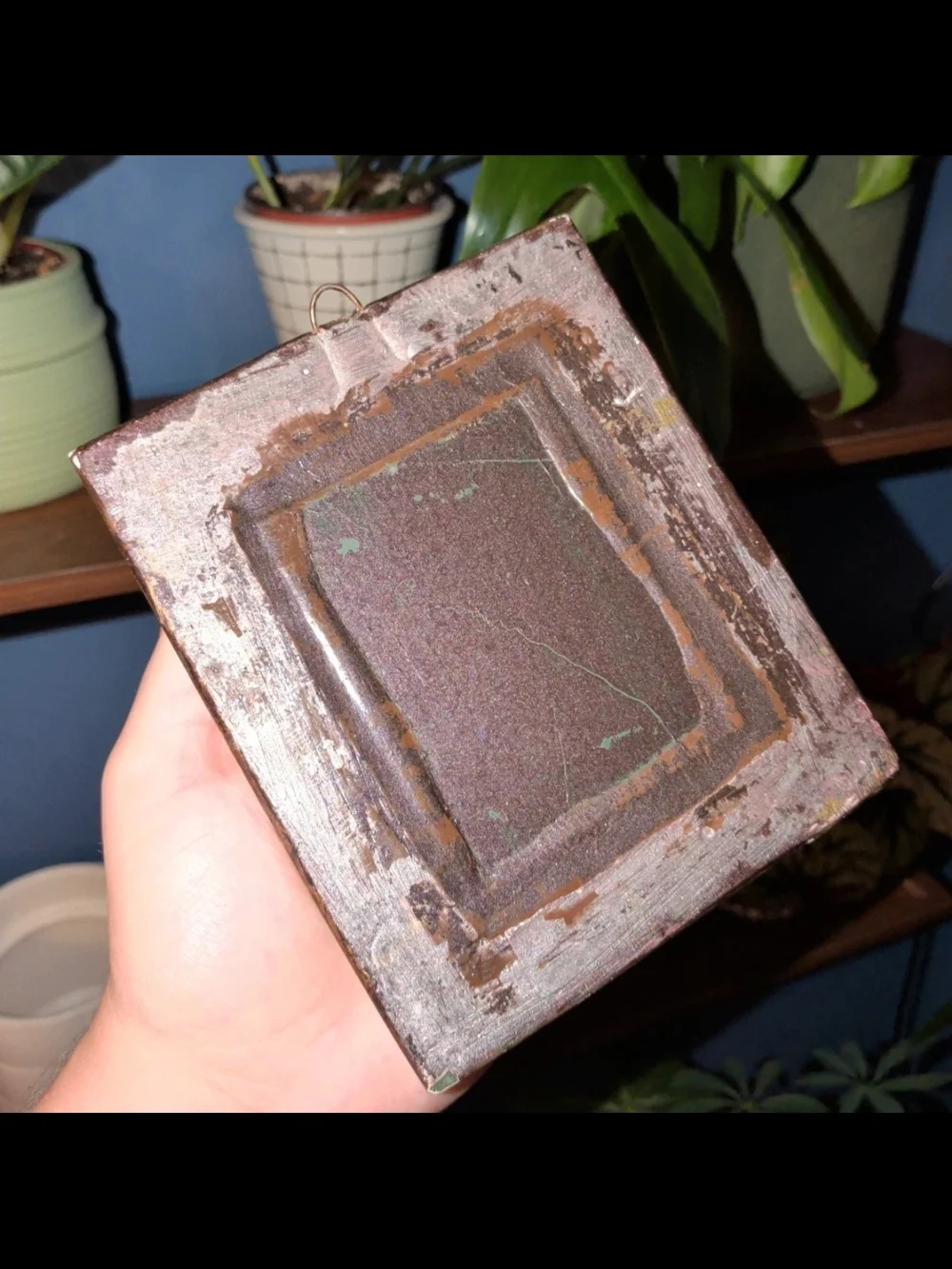 Bronze Sun & Moon Very Rare Antique Celestial Mirror